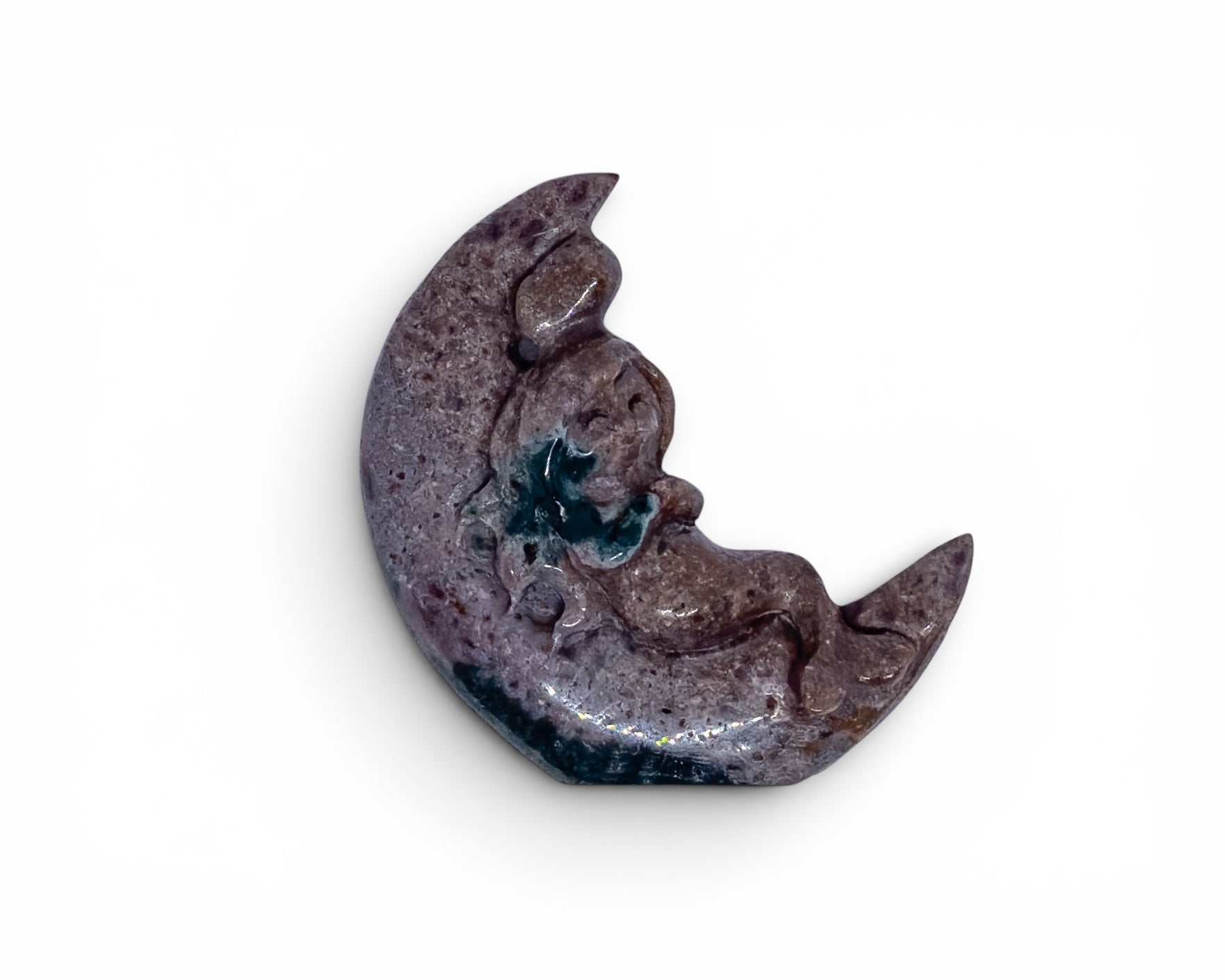 Sellő holdon faragvány (többféle)