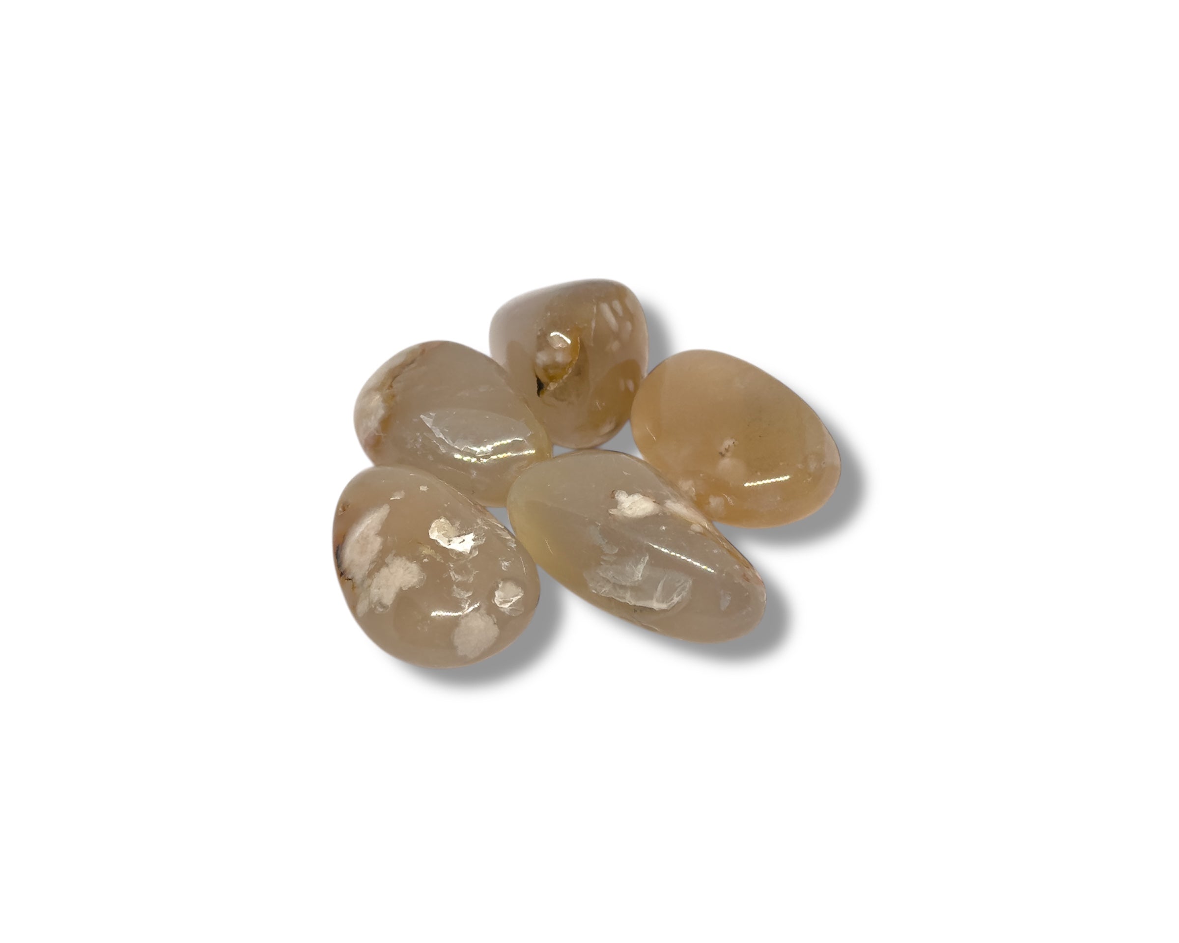 Virág Achát marokkő